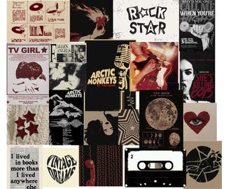 Downtown girl aesthetic posters 22 / downtown girl / rockstar aesthetic / Y2K grunge / grunge posters / band posters / aesthetic posters /