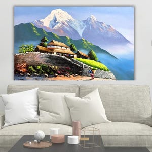 Nepali Village in the mountains