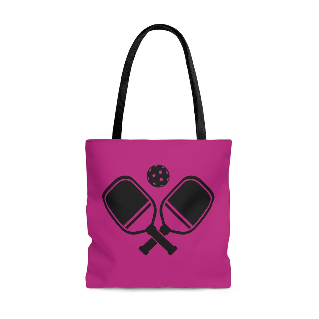 Pink Pickleball Large Tote Bag, Pickleball Tote, Large Tote Bag
