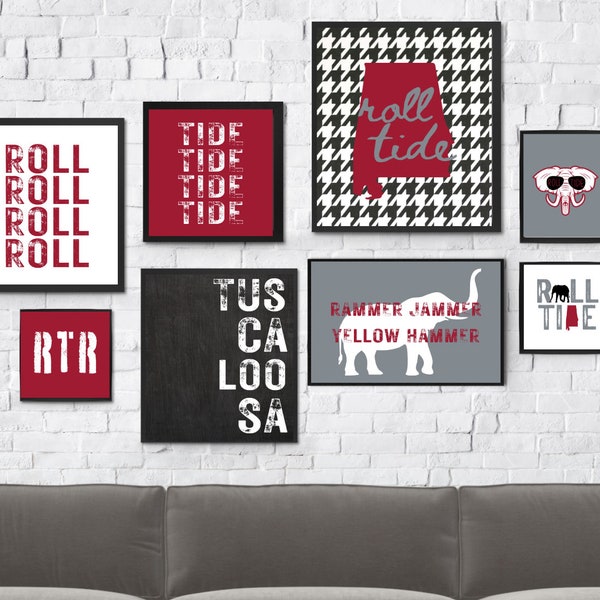 Alabama Inspired - SET of 20+ Printable Dorm Room Decor Prints