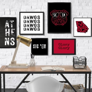 Georgia Inspired SET of 20+ Prints Room Dorm Decor