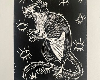 Mischief Relief Print