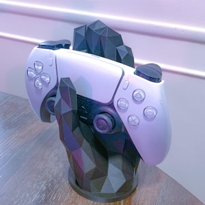 3D Printed Hand Controller Holder Stand - Low Poly - Minimalistic