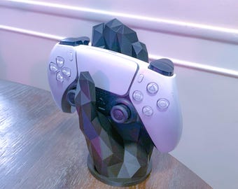 3D Printed Hand Controller Holder Stand - Low Poly - Minimalistic