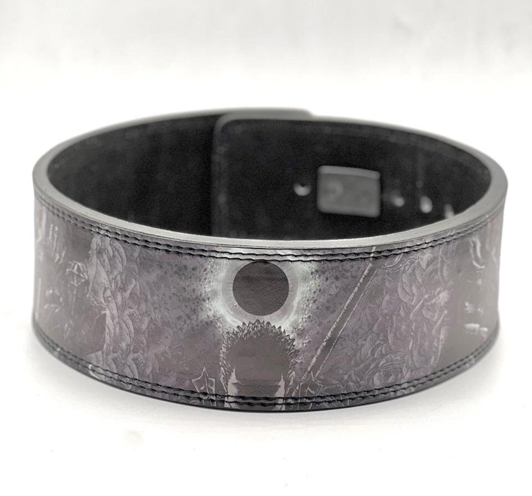 Berserk Lifting Lever Belt 10mm Weightlifting Leather Heavy Etsy