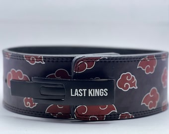 Akatsuki Cloud lederen powerlifting riem: 4" breed, 10 mm dik