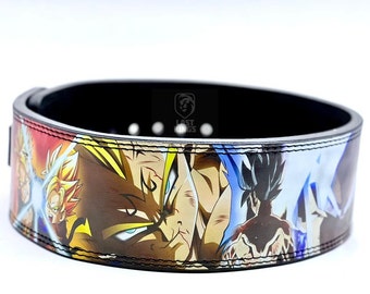 Leren Dragon Ball Z-powerliftriem: Majin Buu Anime Lever Belt