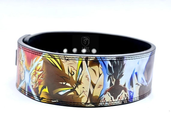 Dragon Ball Z Leather Powerlifting Belt: Majin Buu Anime Lever Belt