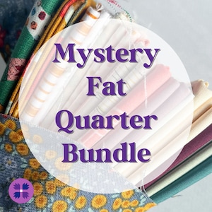 16 Fat Quarters, Mystery Fabric Grab Bag, Fat Quarter Bundle, Quilting Stash Builder, Scrappy Bundle