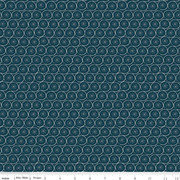 Arrival of Winter Flakes Navy Yardage, Christmas Fabric, Holiday Sewing Fabric, Riley Blake Designs, Sandy Gervais Fabric Collection