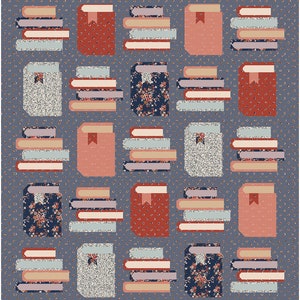 Quilt Kit Book Nook Pattern from Pen and Paper Patterns, Kindred Fabric Collection, Art Gallery Fabrics, Beginner Quilt Kit, Version 1
