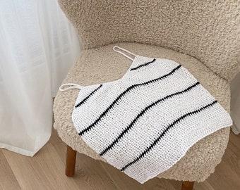Crochet Top Pattern | Breton Tank Top | Pdf Crochet Top Pattern