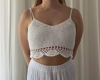 Lovisa Crochet Top Pattern (PDF Download) Sizes XS-XL