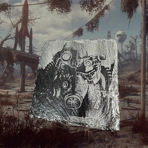 Fallout Brotherhood of Steel   - Slate Coaster