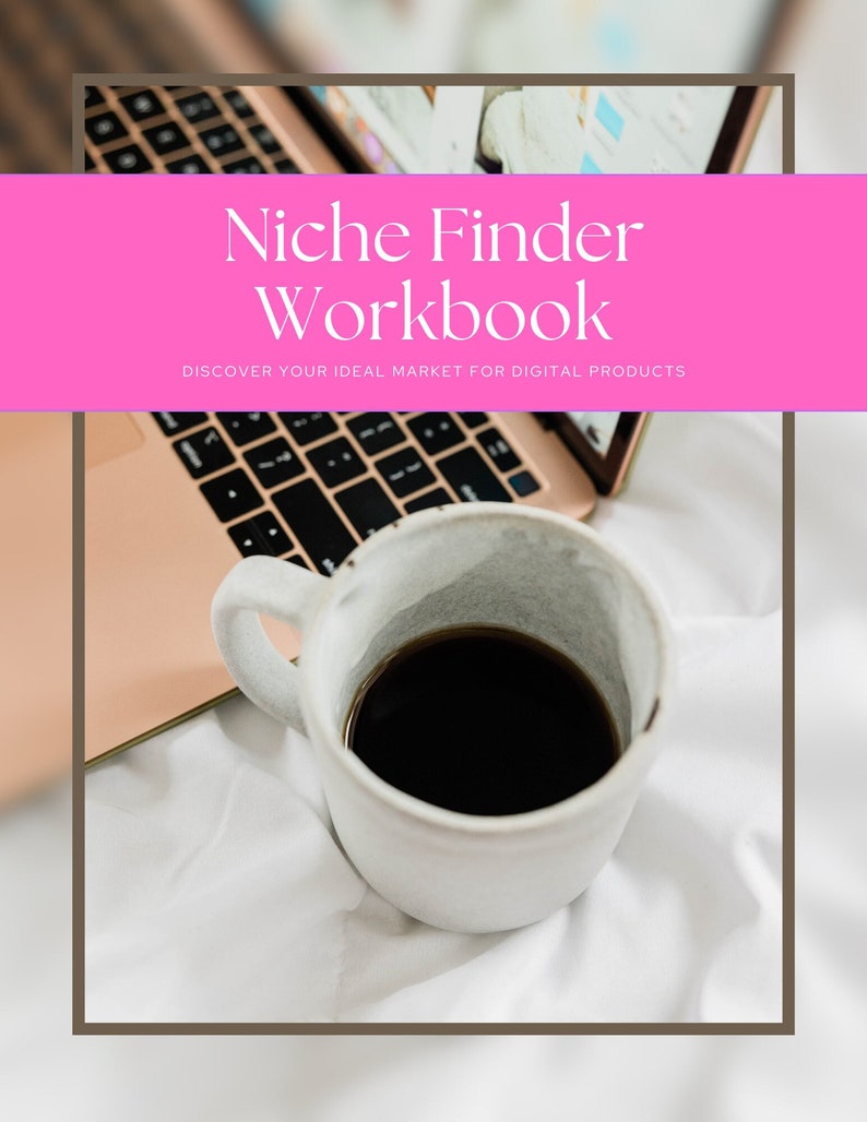Niche Finder Workbook , Best Guide for New Etsy Sellers on How to Find