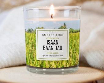 Isaan Baan Hao Scented Candle | Customizable Thai Home Fragrance