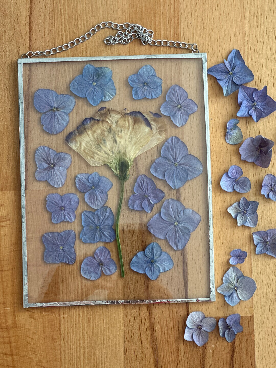 Real Flowers Frame Large Wall Art Dried Pressed Frame glass Etsy