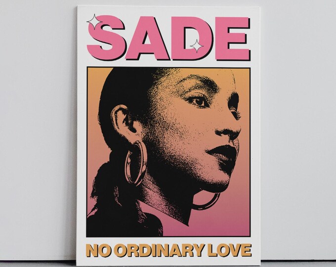 Sadé Print - A4 / A3 Digital Collage - Black Art - Etsy Canada