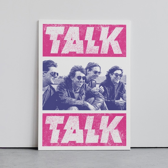 Talk Talk Poster, New Wave Poster, Post Punk Poster, Synthpop