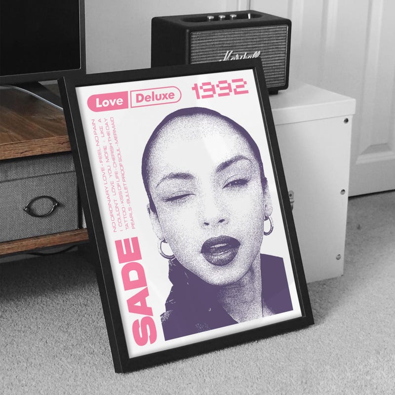 Sade Poster With Frame - Etsy