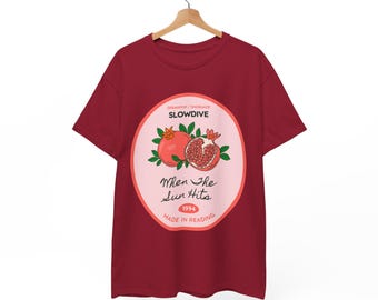 Camiseta de fan art de Slowdive, camiseta indiepop, camiseta dreampop, camiseta shoegaze