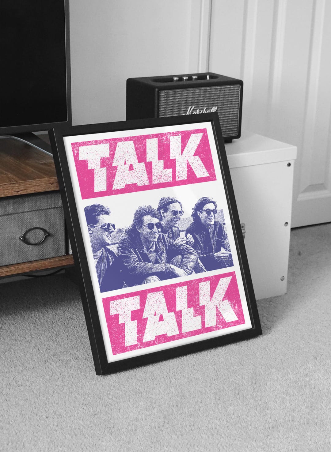 Talk Talk Poster, New Wave Poster, Post Punk Poster, Synthpop