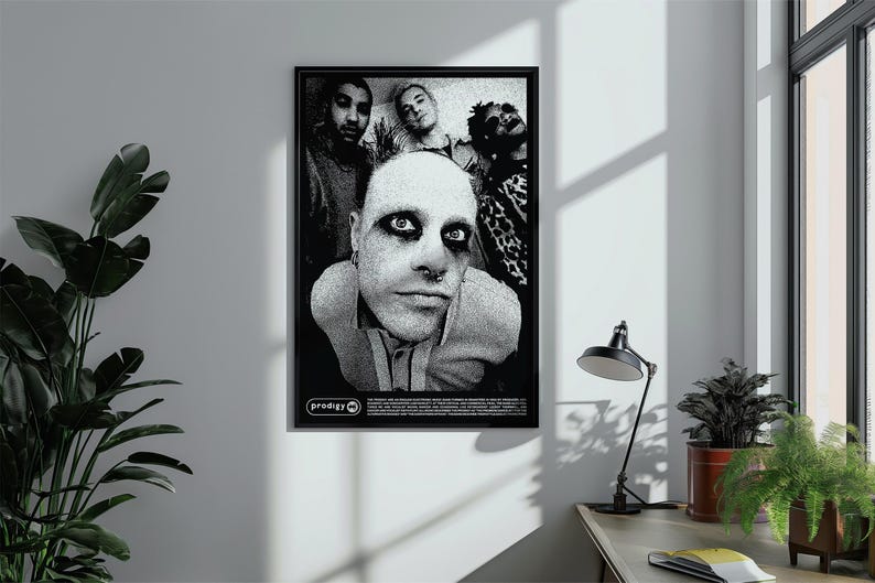 Prodigy Poster, Rave Music Poster, Alternative Dance Poster ...