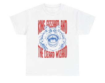 King Gizzard & The Lizard Wizard Fanart T-shirt, Psychedelic Rock Tee, Stonerock Tee, Lofi Tee