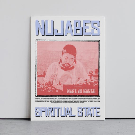 ☆Cee-Lo☆ hiphop underground poster Jun Seba NUJABES Poster, Music Wall Art, Retro Graphic, Hip