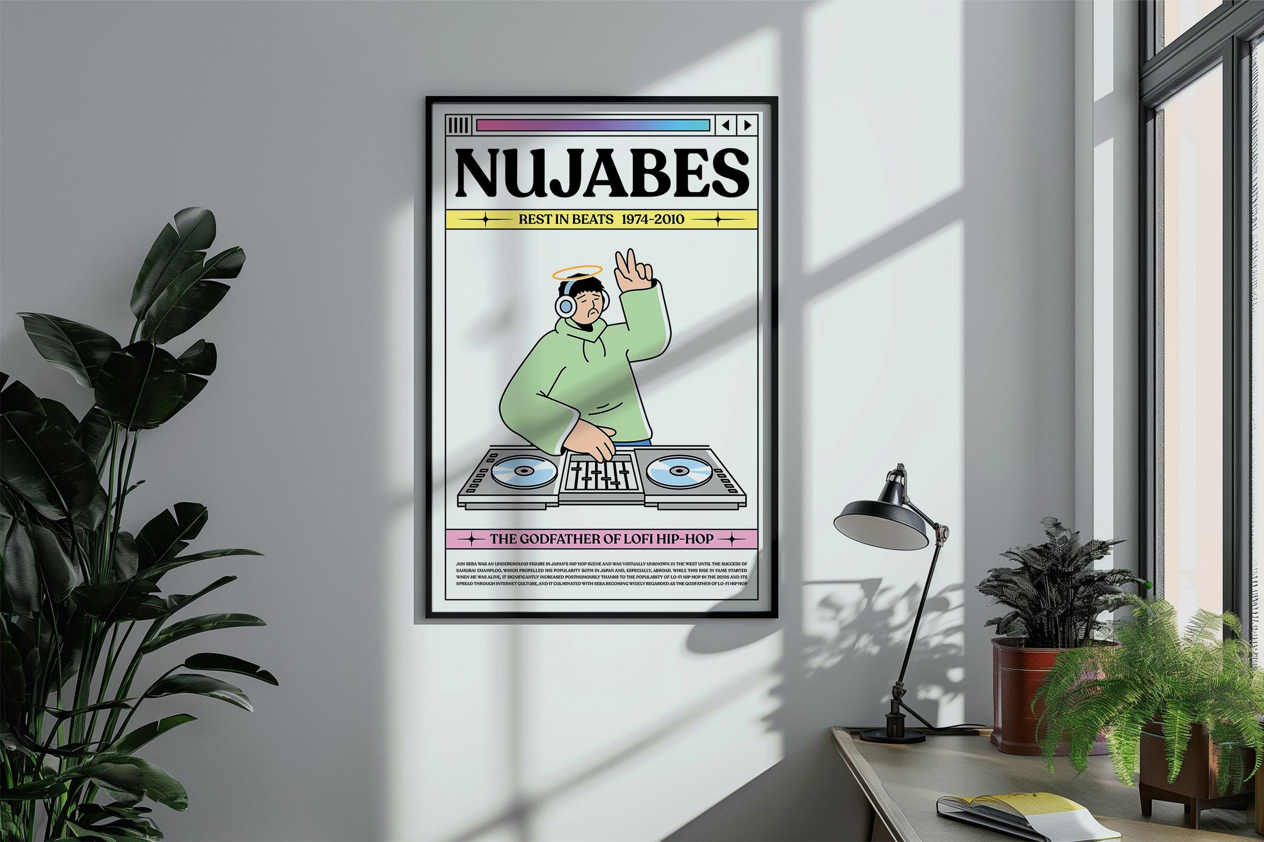 Nujabes poster - Etsy 日本