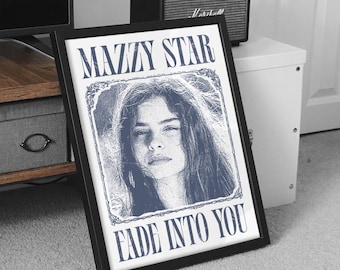 Mazzy Star Poster, Music Wall Art, Band Cover Graphic, Indiepop Poster, Slowcore Poster, Shoegaze Poster, Digital Art Print