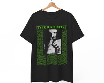 タイプOネガティブファンアートTシャツ、ゴシックメタルTシャツ、ドゥームメタルTシャツ、ゴスTシャツ