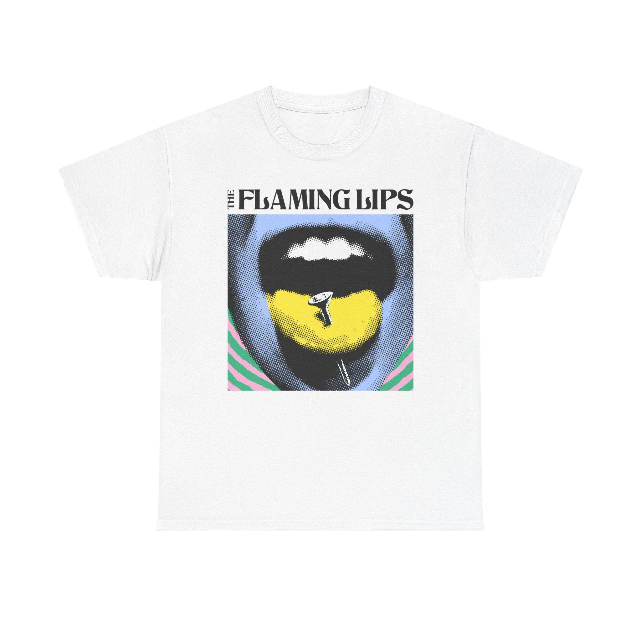 The Flaming Lips Fanart T-shirt, Psychedelic Tee, Indierock Tee 