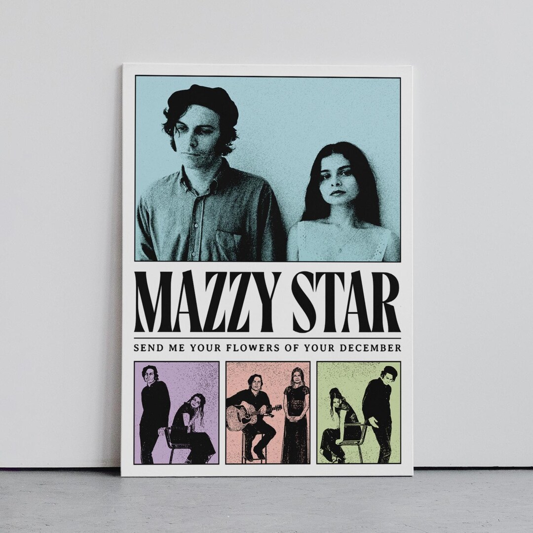 Slowcore Poster Mazzy Star Poster, Music Wall Art, Band Cover Graphic, Dreampop Poster ...