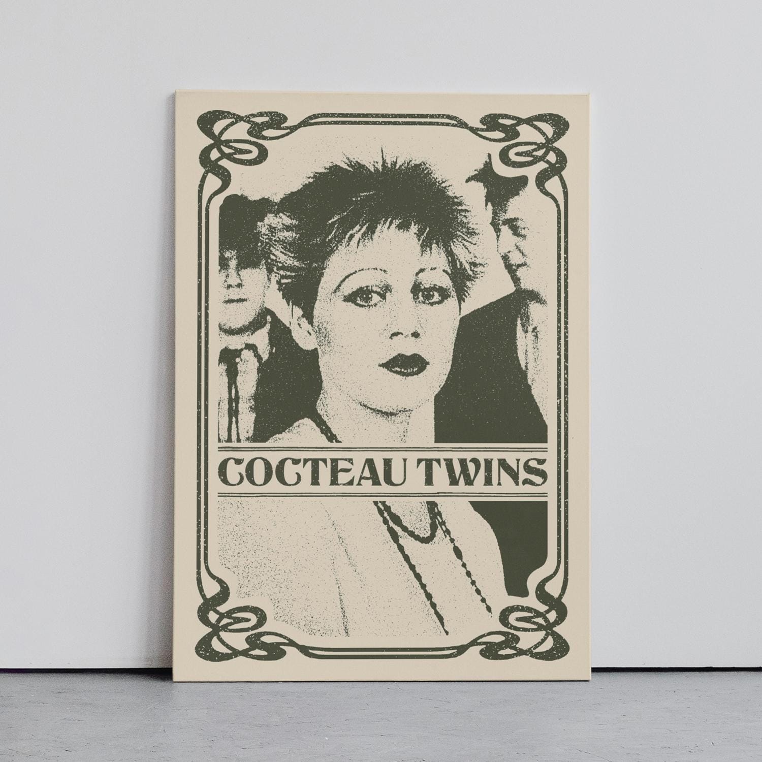 Cocteau Twins Poster, Music Wall Art, Band Cover Graphic, Shoegaze