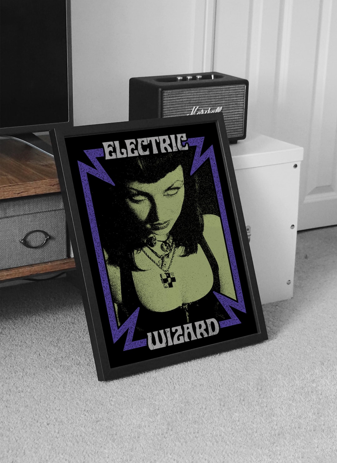 Electric Wizard Fanart Poster, Music Wall Art, Stoner Rock Poster, Doom ...