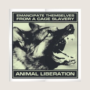 Animal Liberation Poster, Animal Defender Poster, Digital Art print image 2