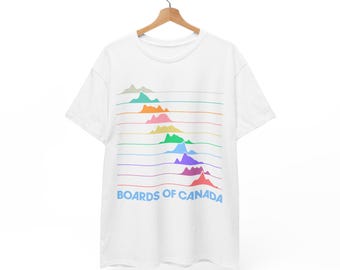 Boards of Canada ファンアート T シャツ、エレクトロニック ミュージック T シャツ、アンビエンス ミュージック T シャツ、フォークトロニカ T シャツ、Hauntology T シャツ