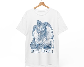 Built To Spill ファンアート T シャツ、インディーロック T シャツ、パワーポップ T シャツ、オルタナティブロック T シャツ