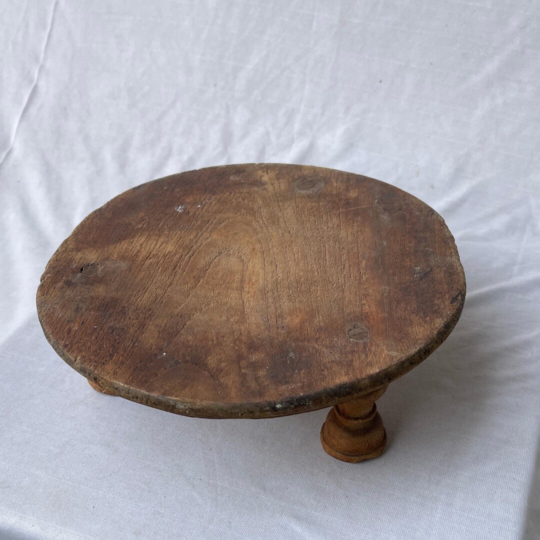 Rustic Wood Display Riser Handmade Rustic Wood Pedestal Riser, Kitchen Display Stand - Etsy