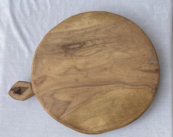 Bandeja de madeira rústica para centro de mesa, peça central para estilo fazenda
