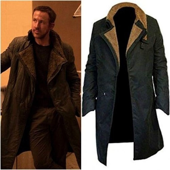 Ryan Gosling Blade Runner 2049 Cotton Long Trench Coat Jacket