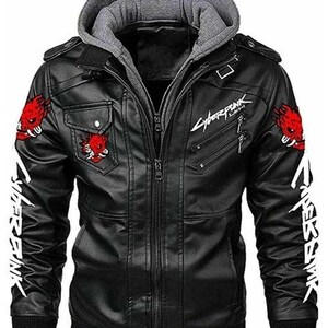 Ke Cyberpunk 2077 Jacket Short Coat Male COS Kojima Hideo With The Game Clothing Sweater (L) on Galleon Philippines