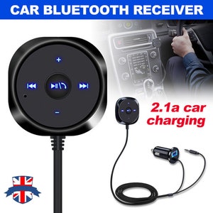 2x USB Bluetooth Wireless Car Stereo Audio Music Receiver Adapter Dongle