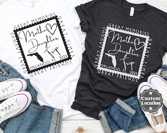 Custom Mother Daughter Trip 2025 Shirt,Mom And Daughter Trip Shirts,Gift For Mother Daughter Day,Matching Mother Daughter Tshirt,Girls Trip