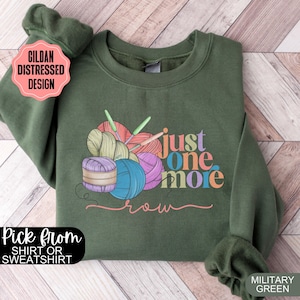 Crochet Lover Shirt,Gift For Crochet Lover Shirt,Crochet Lover T-Shirt,Funny Crochet Shirt,Crochet Mom Gift,One More Row Crochet Sweatshirt