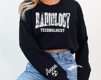 Personalized Rad Tech Sweatshirt,Custom Radiology Technologist Sweater,Gift For Rad Tech Grad,New Radiology Tech Student Sweater