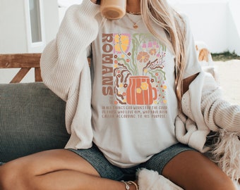 Boho Christian Shirts Freedom Shirt Bible Verse Shirt Jesus Religious Gift For Her Christian Apparel Faith Based Shirt Flower TShirts