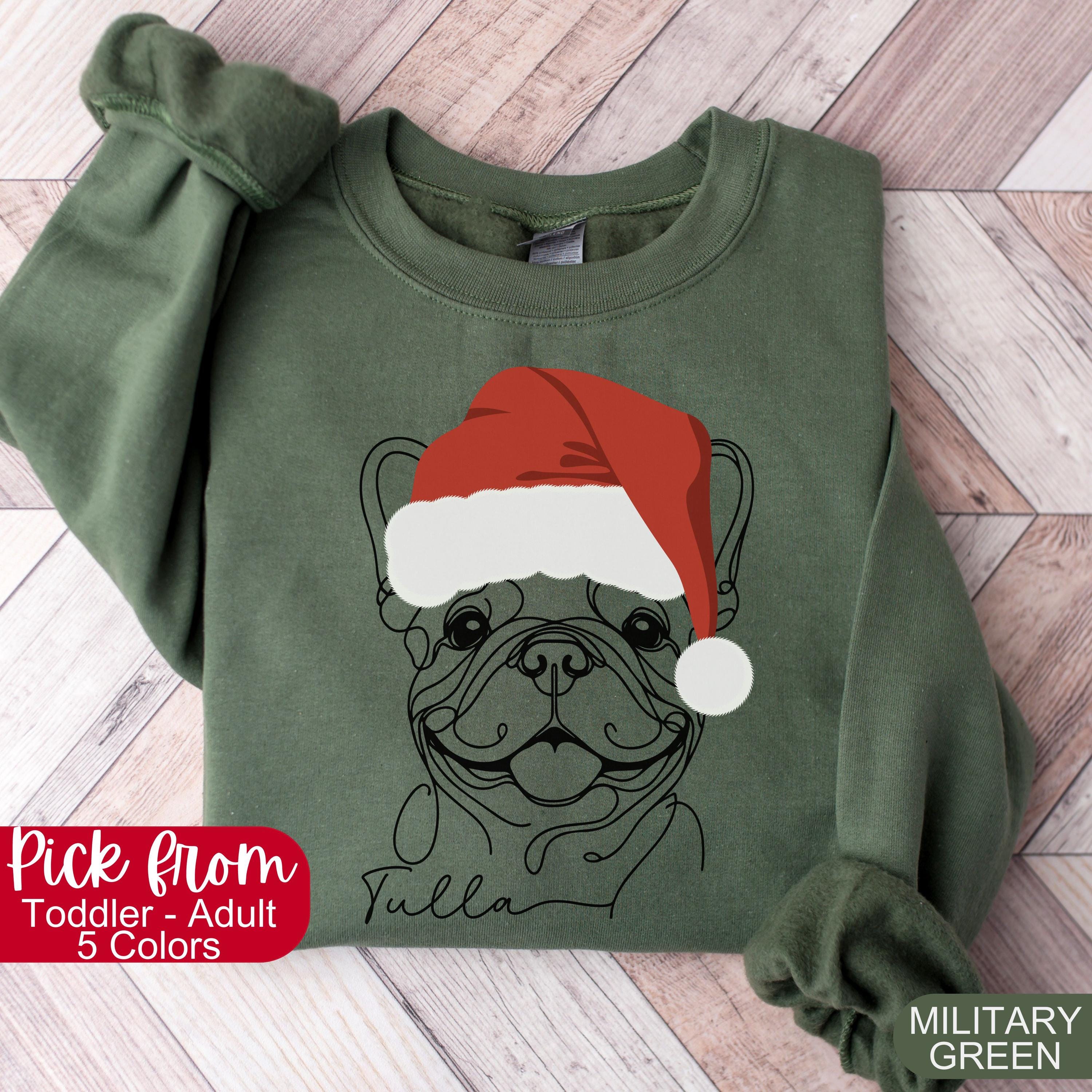 Christmas Sweatshirt Ugly Pug Sweater Walmart Glitter Pug Butt