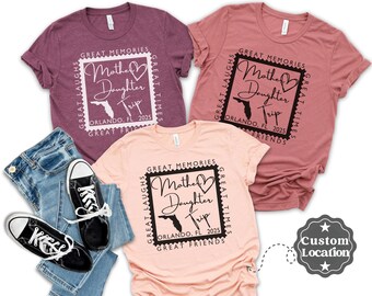 Custom Mother Daughter Trip 2025 Shirt,Mom And Daughter Trip Shirts,Gift For Mother Daughter Day,Matching Mother Daughter Tshirt,Girls Trip